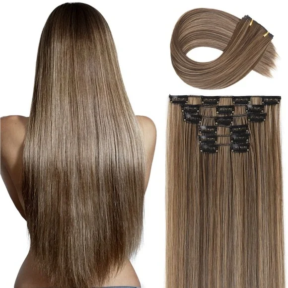 Accessories | 24 Inch 16 Clips Hair Extension Clip In | Poshmark display picture 1